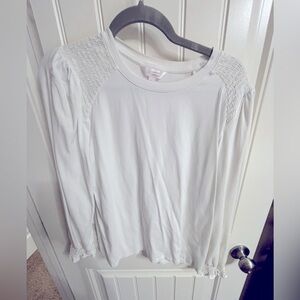 Lauren Conrad white blouse